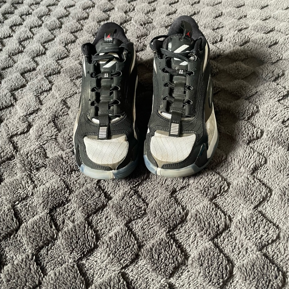 Jordan Black and White Sneakers